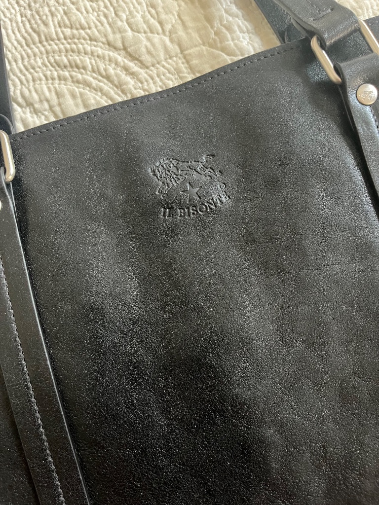 Il Bisonte Black Leather Tote — image 3 of 8